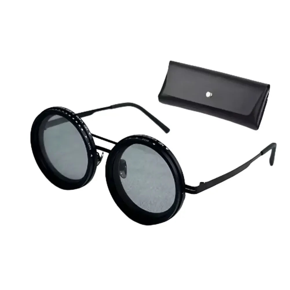 Fishing Rounded Polarized Glasses with ND Filter Lenses Polarized Sunglasses Fishing Filter Glasses for Men Driving Fishing