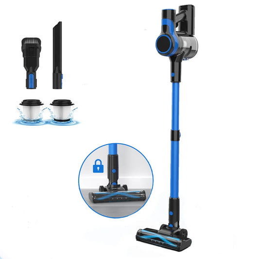 TASVAC Cordless Vacuum Cleaner, Lightweight Vacuum Cleaner with Rechargeable Battery, for Pet Hair, Hair Floor, Carpet
