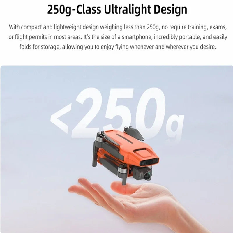 New camera drone 249g lightweight 48MP sensor 4K 60fps AI super night scene video 9KM flight distance 2025 professional drone