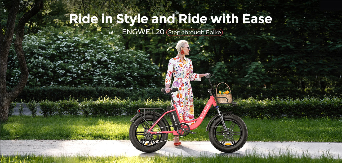 2025 new ENGWE L20 250W 48V 13AH road electric bicycle adult mountain off-road urban electric bicycle