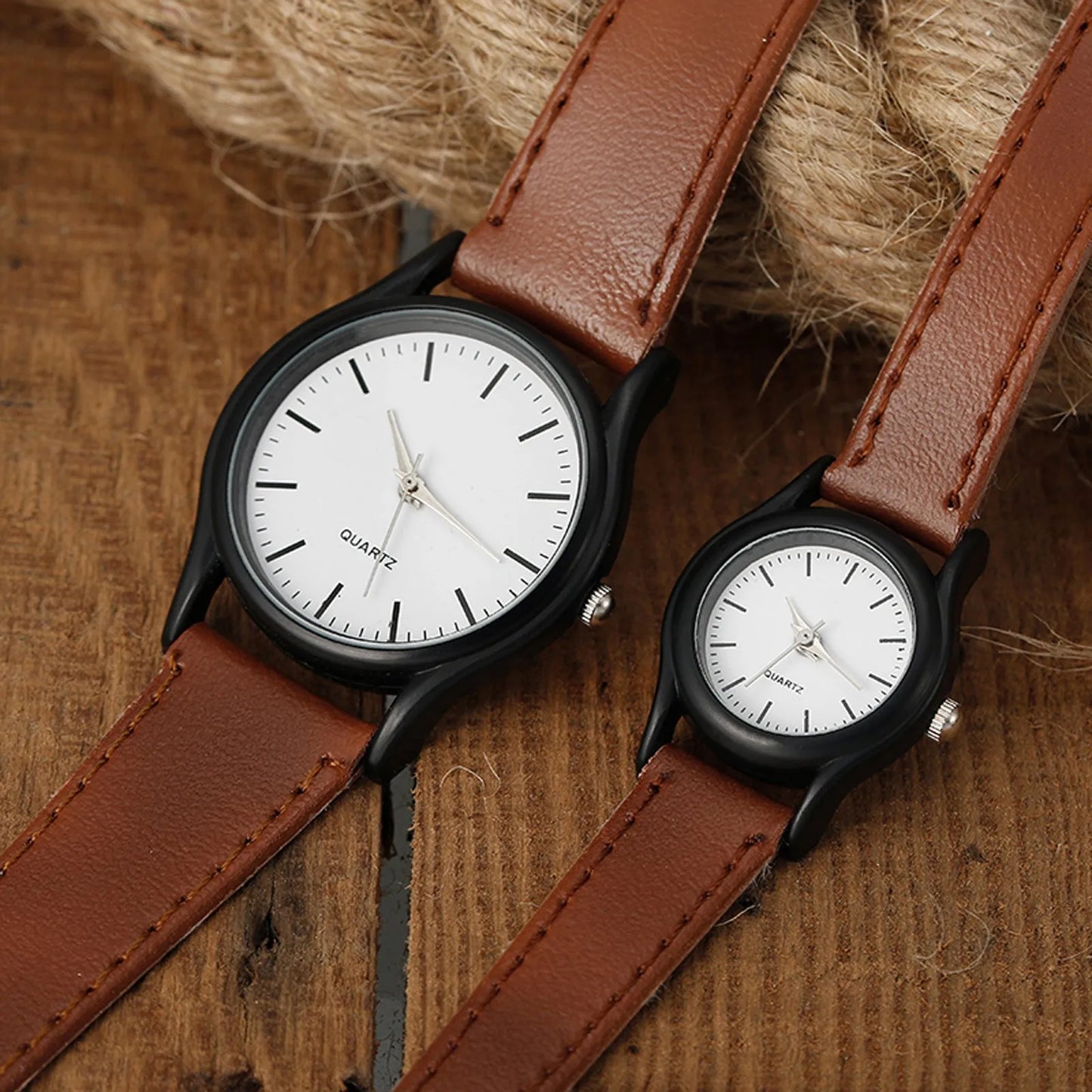 Casual Watches For Men Women Retro Leather Watch Simple Ladies Small Dial Quartz Wristwatch Clock Gift Reloj Mujer