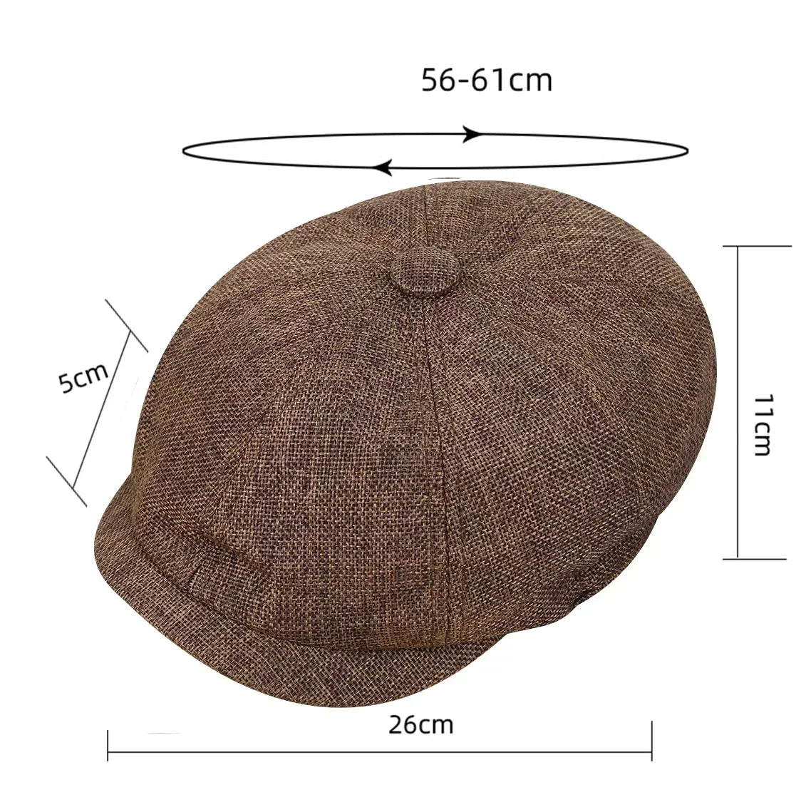 Hat Men Beret Cabbie Driving Hunting Caps Vintage Tweed Blinders Berets Flat Peaked Cap Street Hats for Men Women
