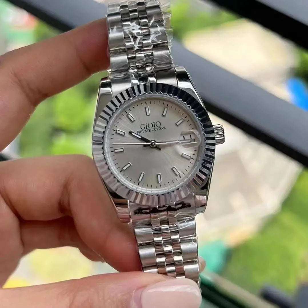 Luxury Automatic Watch for Women Mechanical Watches 904L Stainless Steel Black Blue Rose Gold 31mm