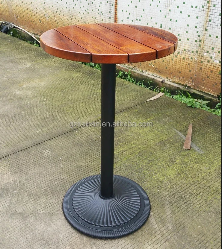 High Quality 4 Seater Dining Table Set Outdoor Merbau Wooden Garden Furniture Outdoor Bar Table And Chair Set