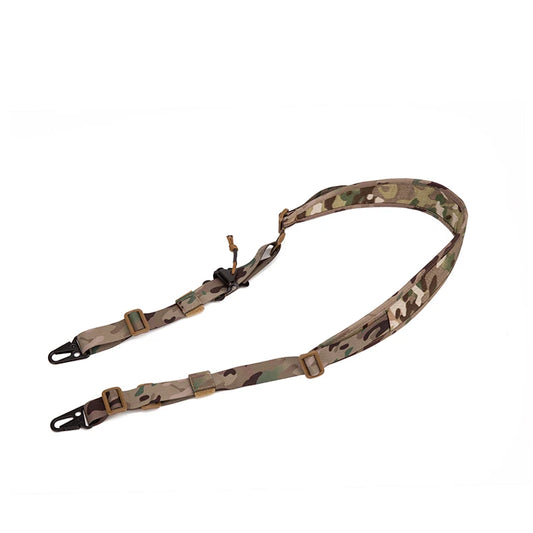 Tactical Rifle Sling Slingster Modular Strap Removable 2 Point / 1 Point 2.25" Padded Combat Shooting Hunting Accessories