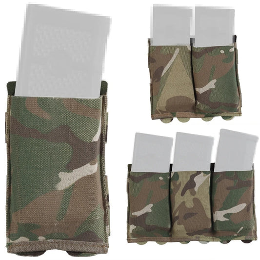 5.56/7.62 Magazine Pouch Tactical Molle Mag Pouch Single Double Triple Magazine Storage Bag Hunting Elastic Box for Airsoft Vest