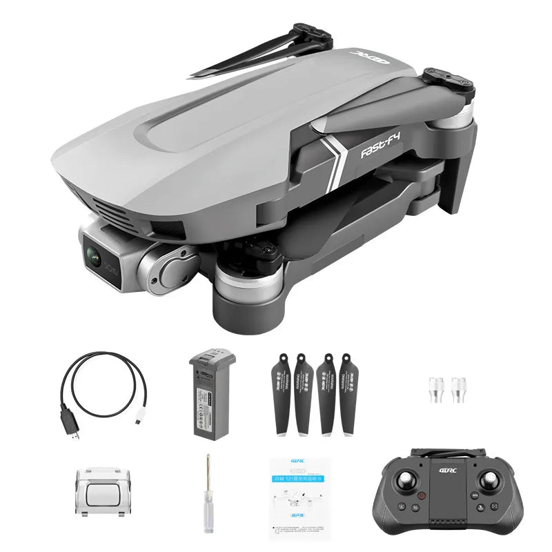 4DRC F4 Drone GPS 8K Professinal HD Mechanical Gimbal Camera System Supports TF Card FPV Drones Quadcopter RC Distance 2km Toy