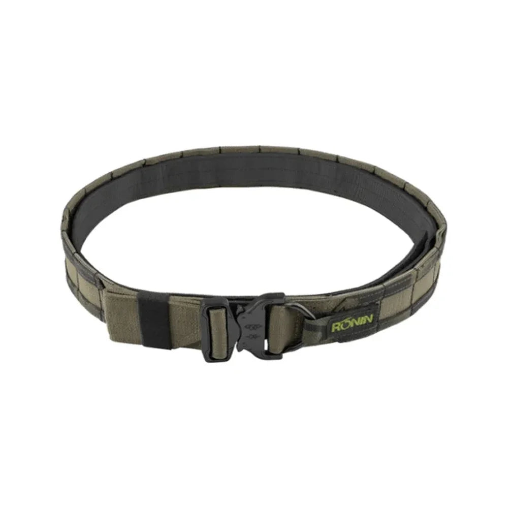 38cm 1.5 inch Width Ronin Style Tactical Molle Belt Outdoor Hunting Double Layer Belt Molle System Belt