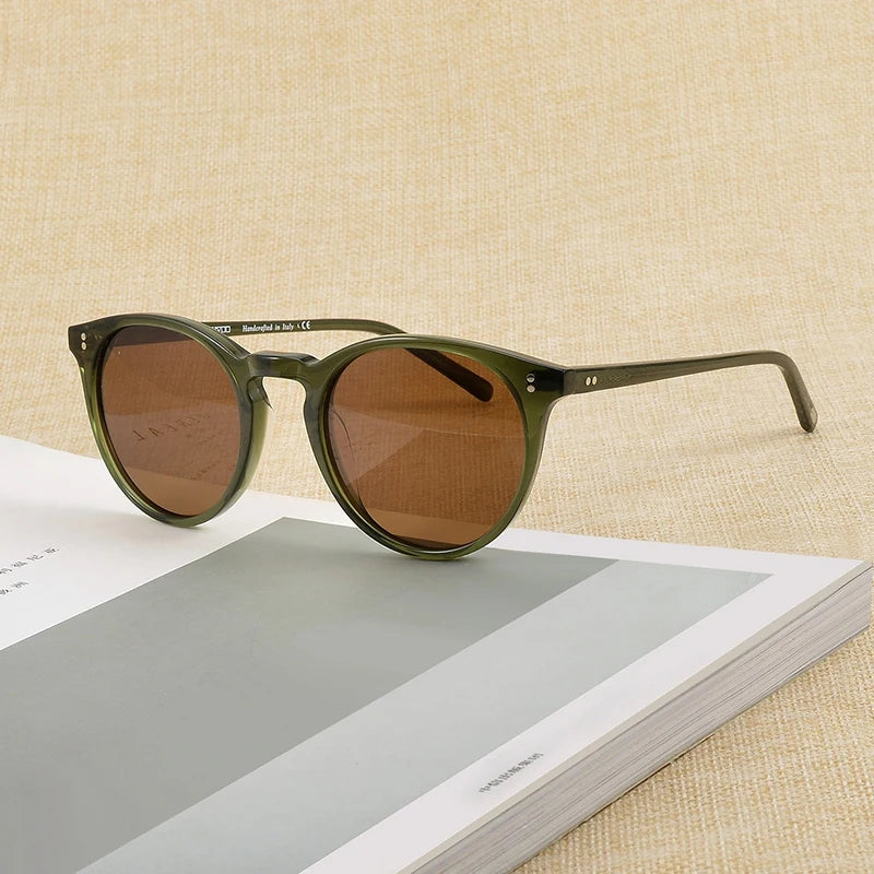 Unisex Retro Sunglasses Brand Oculos De Sol Oval Round O'malley Sun Glasses OV5183 Sunglasses frame eyewear O'malley sunglasses