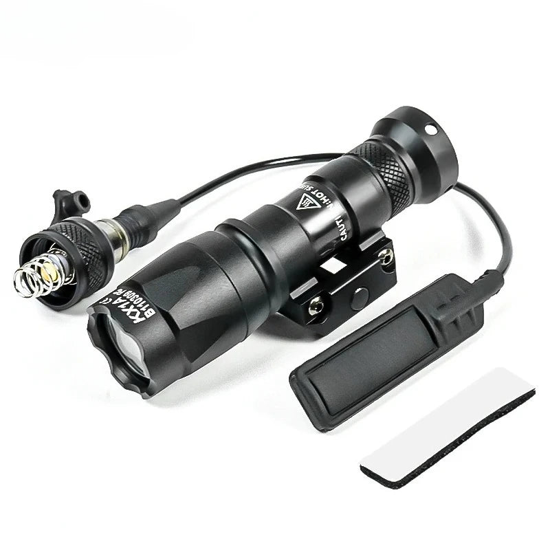 Tactical M600C M600B M300C M300B Scout Light Rifle Flashlight LED Hunting Lamp with Momentary Pressure Pad Switch