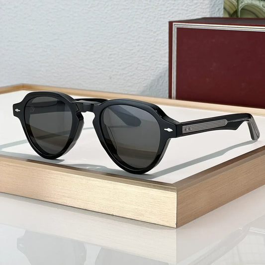 Fashion Sunglasses For Women and Men HATFIELDI Anti-Ultraviolet Retro Plate Full Frame Special design Glasses Random Box