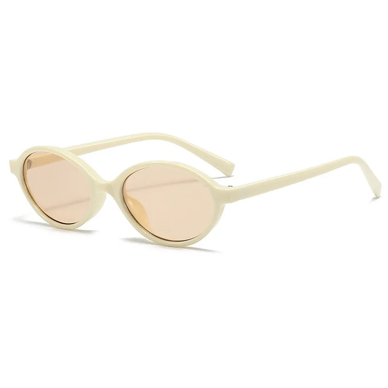 Fashion Small Oval Sunglasses Women Classic Vintage Men Sun Glasses UV400 Female Shades
