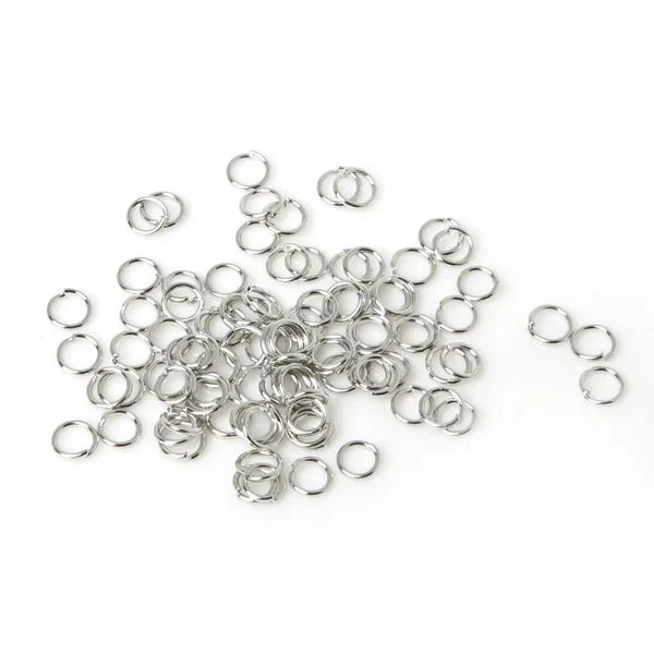 500pcs/200pcs  3/4/5/6/8/10mm Jump Rings Iron Gunmetal/Gold/Silver/Bronze/Rhodiumfor DIY Jewelry Making Findings Accessories