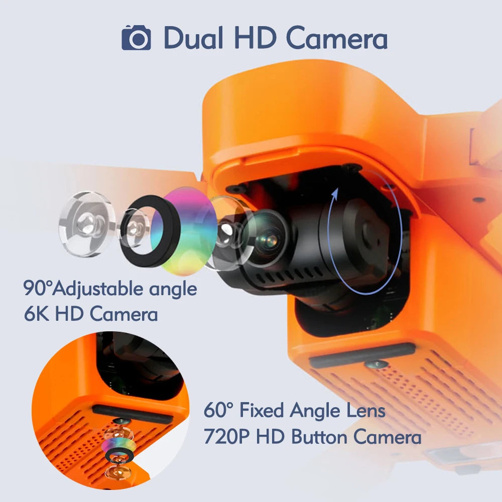 JJRC new X17 8K FPV dual-axis gimbal drone dual camera folding helicopter 5G brushless RC aerial photography aerial vehicle