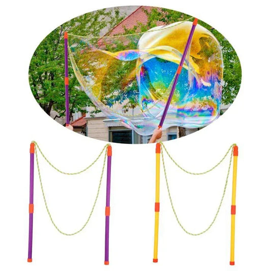 1pc Giant Bubble Interest Foldable Outdoor activities Children's Toys Performance equipment Bubble Stick Soap Bubble Toys