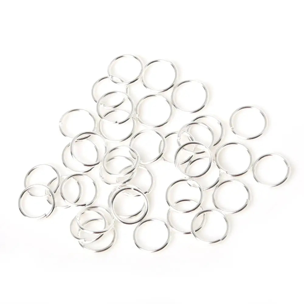 500pcs/200pcs  3/4/5/6/8/10mm Jump Rings Iron Gunmetal/Gold/Silver/Bronze/Rhodiumfor DIY Jewelry Making Findings Accessories
