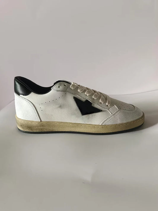 Spring Summer Fashion Outdoors Simplicity Casual Flat Bottom Low-top Shoes Women's Breathable Round Toe Patchwork Lace-Up Shoes