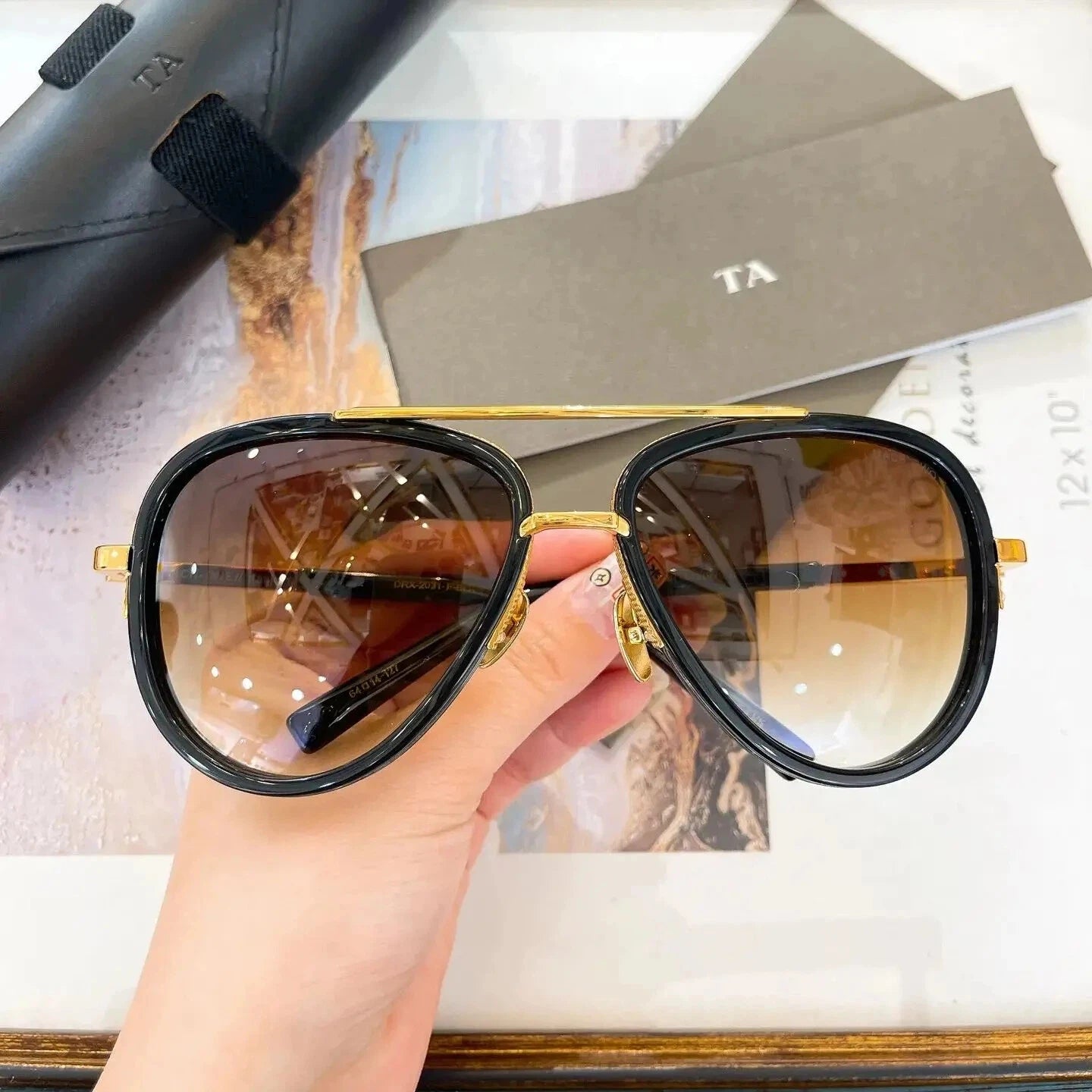 Authentic For DIYTA DT DRX-2031 MACH TWO Luxury Men Women Sun Glasses Top Quality LIMITED EDITION Male Couple Eyewear With Box