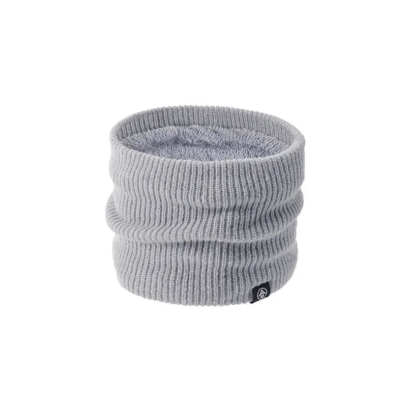 Outdoor Cycling Face Cover Unisex Fleece Lined Thickened Neck Gaiter for Winter Versatile Knitted Neck Warmer WBr01