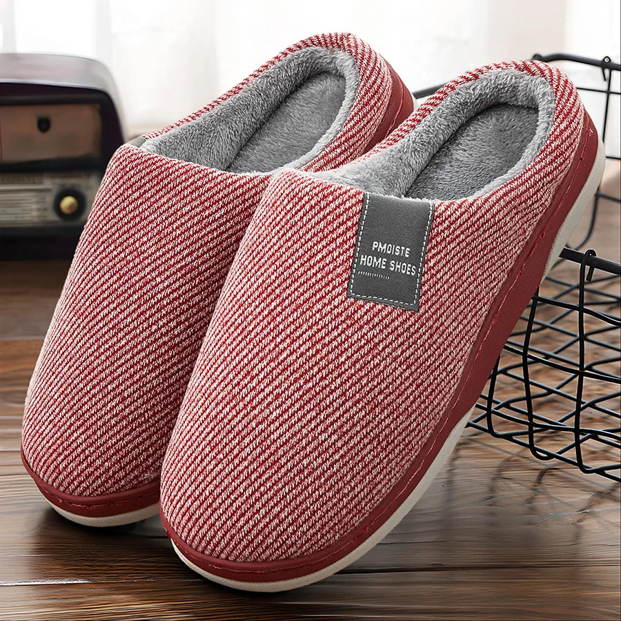 Bedroom Slipper for men Memory Foam Warm Soft Non Slip Wear resistant High Quality Indoor Shoes men Luxury