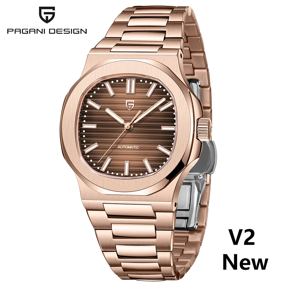 2025 New PAGANI DESIGN 40MM Men's Watches Luxury Automatic Watch For Men Mechanical WristWatch Stainless Steel Sapphire glass