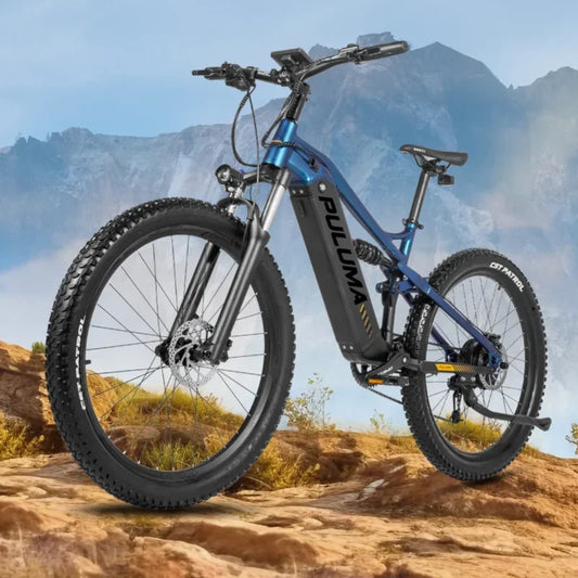 2024 latest full suspension electric mountain bike, off-road electric bicycle, 1000W, 48V, 20Ah, 27.5*2.8,electric bicycle
