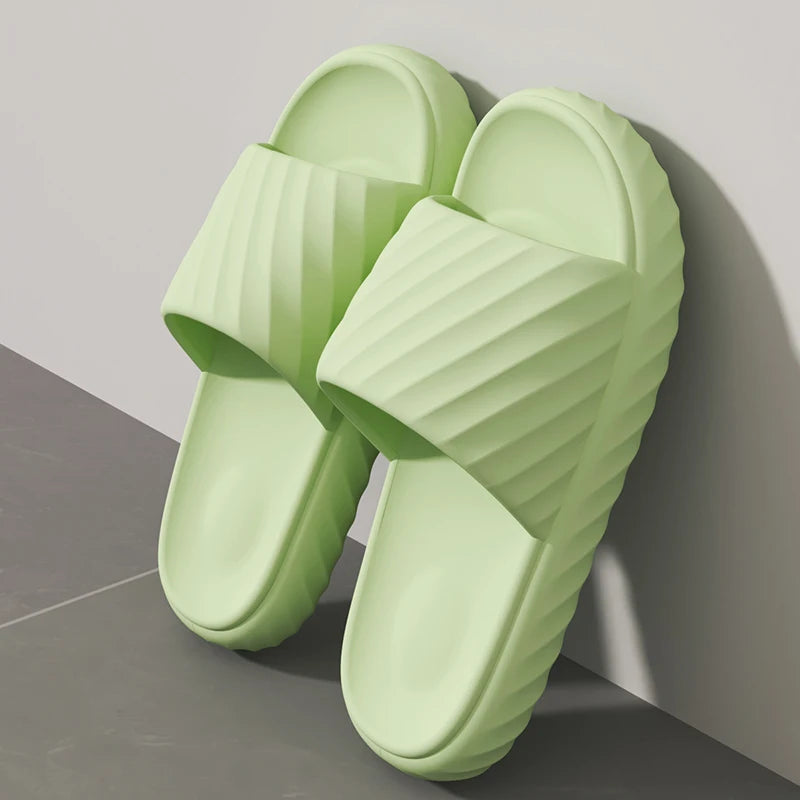 Men's Household Slippers Breathable Quick-drying Non-slip Soft Comfortable Men's and Women's Flat Sandals Casual All-match