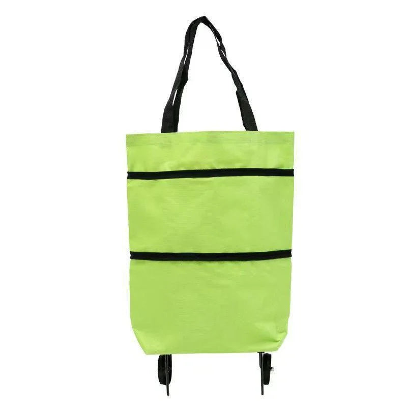 Convenient Folding Portable Wheels Handbag Waterproof Supermarket Shopping Trolley Weight 25 Kg
