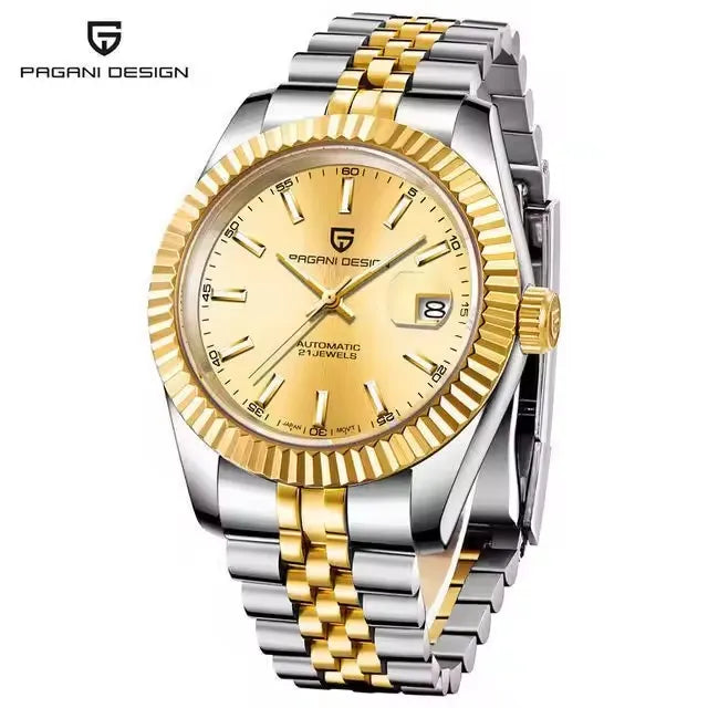 2025 New PAGANI DESIGN DD40 Two Tone Men Watches Mechanical Top Brand Luxury Automatic Watch Men 100M Waterproof Watches For Men