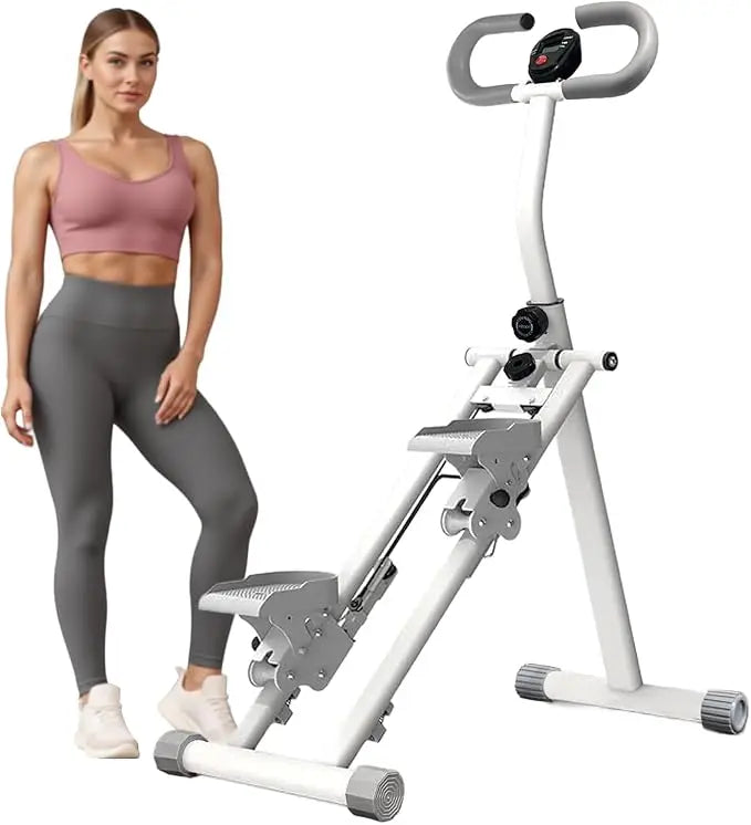 Vertical Climbing Machine for Home Fitness: Foldable Aerobic Exerciser with Full Body Workout and Mountaineering Features