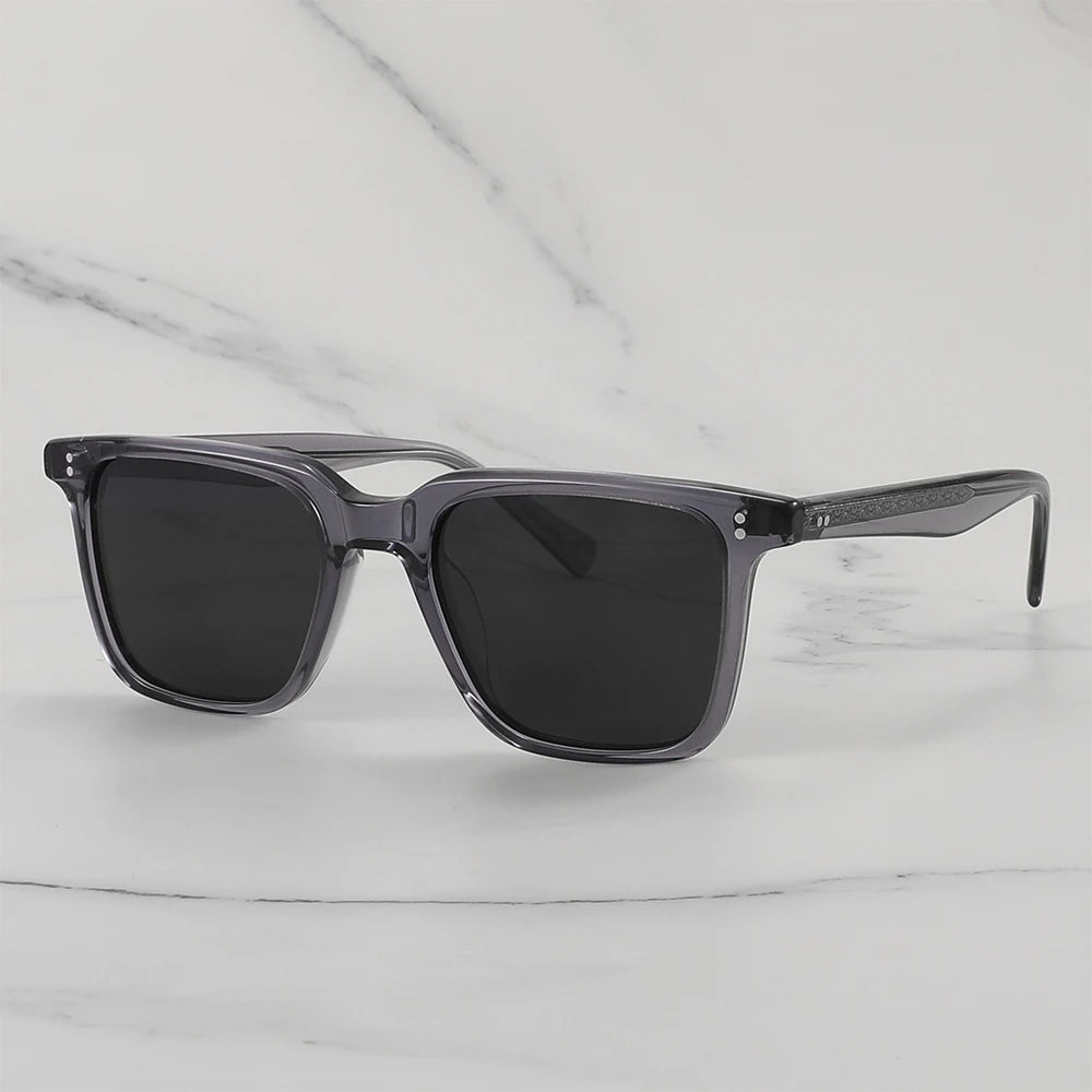 Lachman Men Sunglasses Polarized Sunglasses 2025 Brand Designer Driving Sun glasses Male High Quality Rectangle Style OV5419