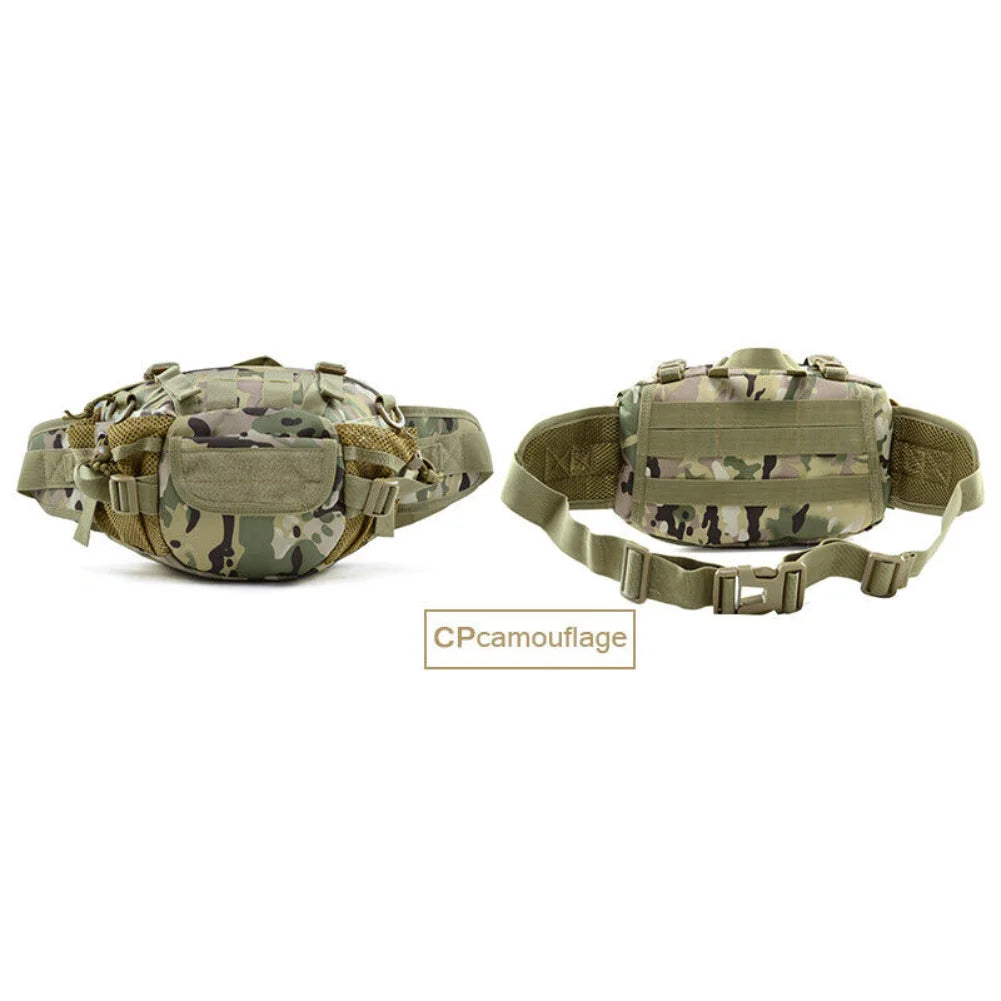 Mens Tactical Military Sling Chest Bag Crossbody Molle Shoulder Waist Belt Pack with Multiple Pockets Hunting Bag