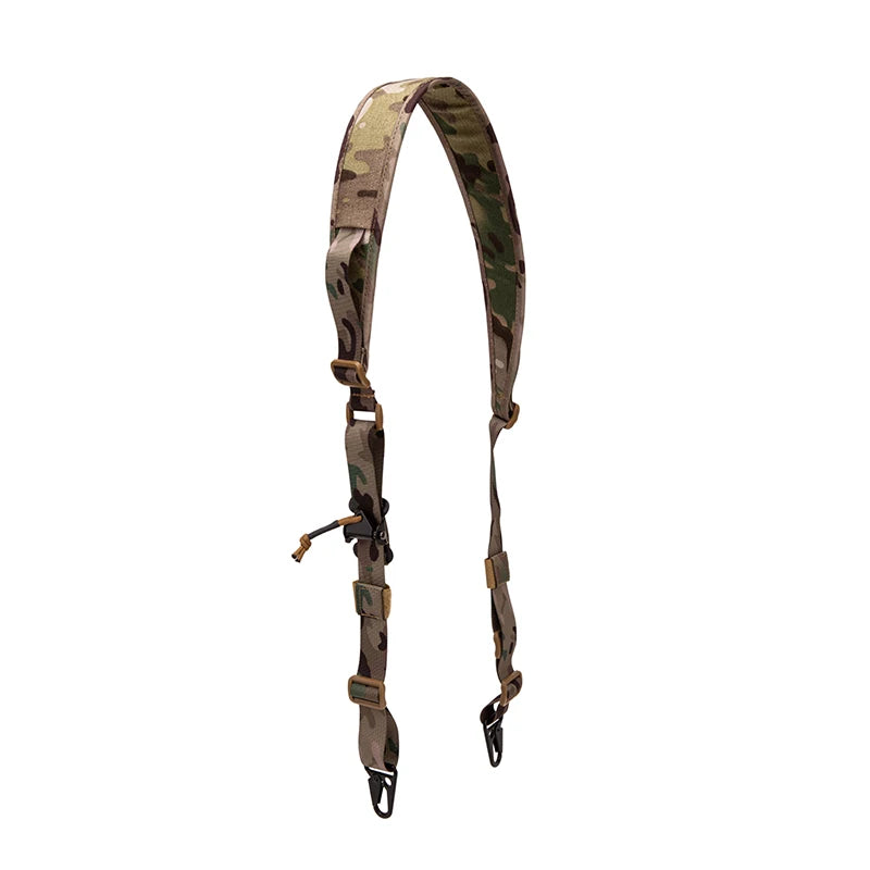 Tactical Rifle Sling Slingster Modular Strap Removable 2 Point / 1 Point 2.25" Padded Combat Shooting Hunting Accessories