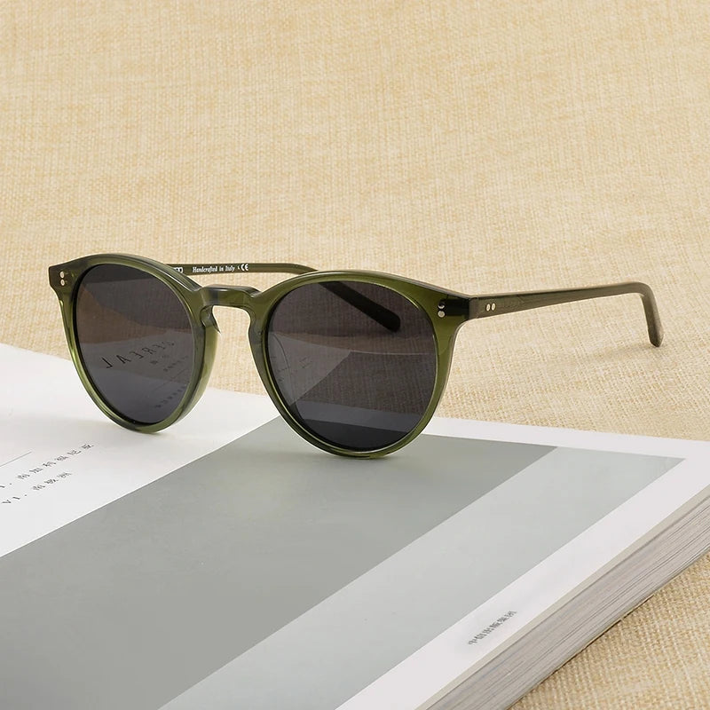Unisex Retro Sunglasses Brand Oculos De Sol Oval Round O'malley Sun Glasses OV5183 Sunglasses frame eyewear O'malley sunglasses