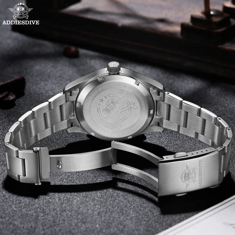 ADDIESDIVE Luxurious Men's Automatic Watch 8215 Mechanical Watch Sapphire Glass 200m Waterproof Analog Luminous Watches AD2525