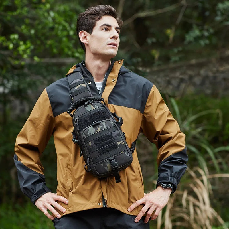 Outdoor Cycling Chest Bag Men's Casual Crossbody Bapa Single oulder Bag Multi-use Sports Bag Masaiwei Brand Polyester