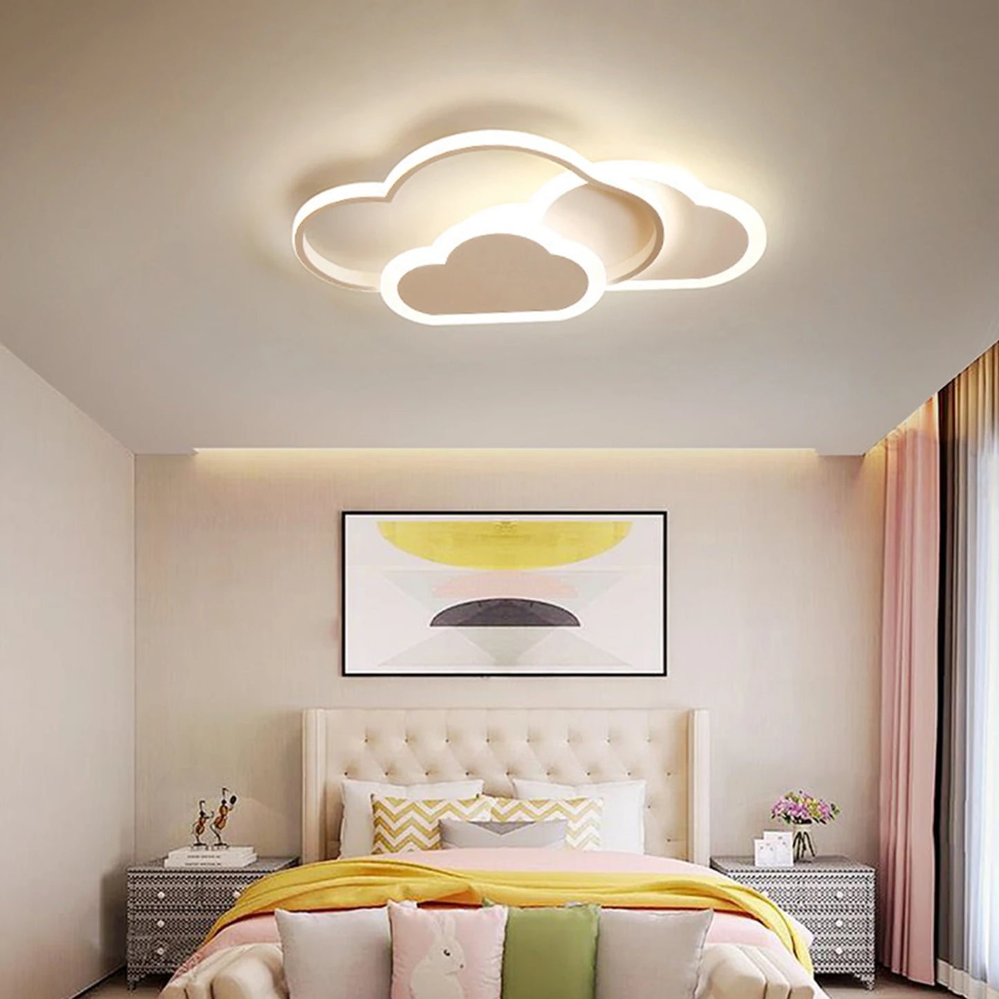 Energy-Efficient LED Ceiling Lights – Durable Acrylic Panel, Soft Lighting, Low Power Consumption, Ideal for Bedroom and Office