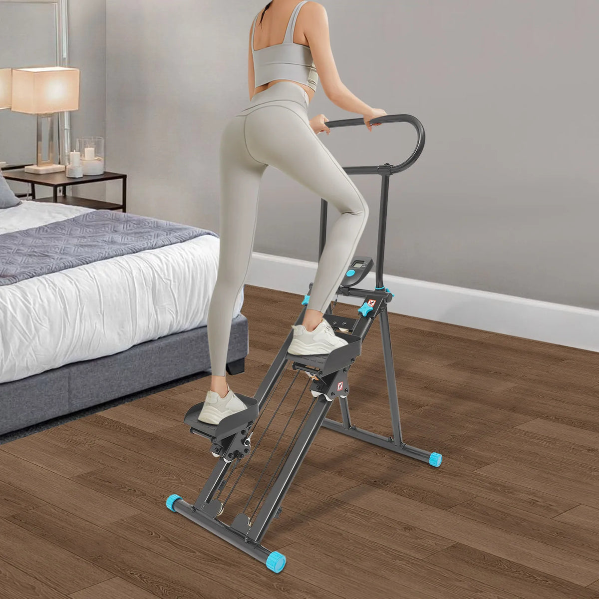 Stair Stepper for Home Gym Folding Vertical Climber Vertical Climber Machine Step Fitness Machines