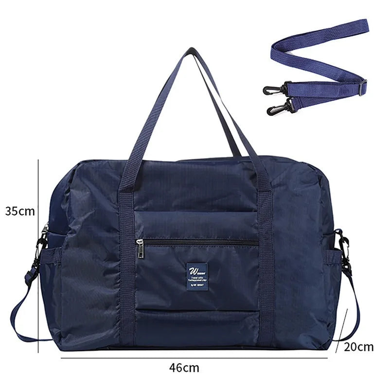 Travel Luggage Bag Large Capacity Multifunctional Adjustable Pull Rod Lightweight Business Trips Short Distance Clothing Storage