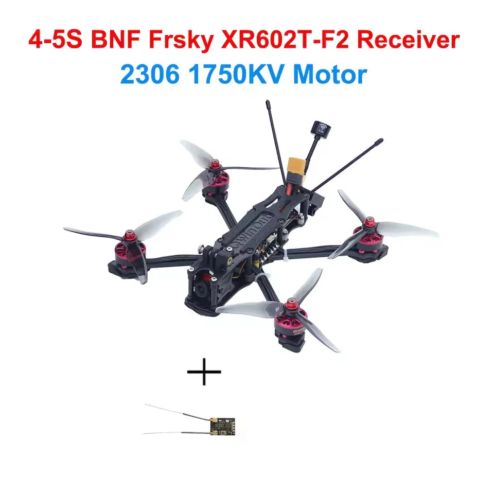RTF XY-5 220mm FPV Racing Drone 3-4S with RS2205 2300KV Motor F4 V2 Flight Control Micro Camera 51466 Propeller Quadcopter