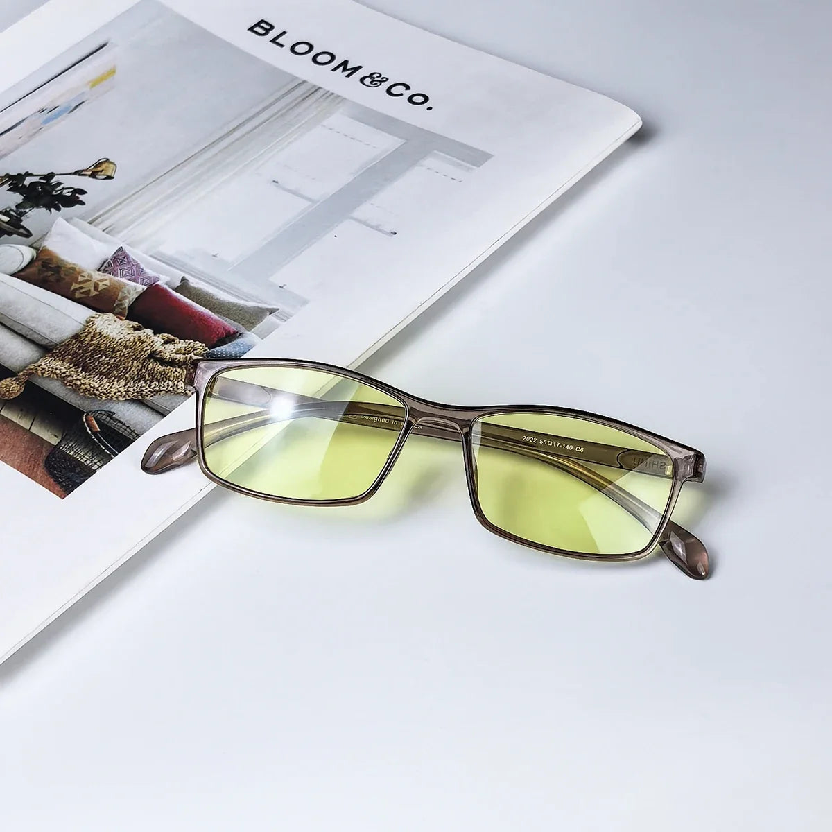 SHINU smart lens reading glasses for man blocking Harmful blue light Release Beneficial blue light EMS TR90 glasses for men