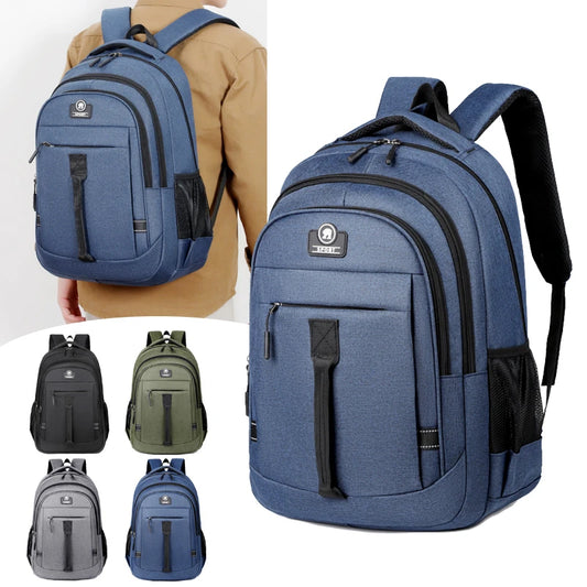 New Waterproof Man Backpack Fit Laptop USB Charging Backpack Women Travel Male Bag Vintage School Bag Mochila