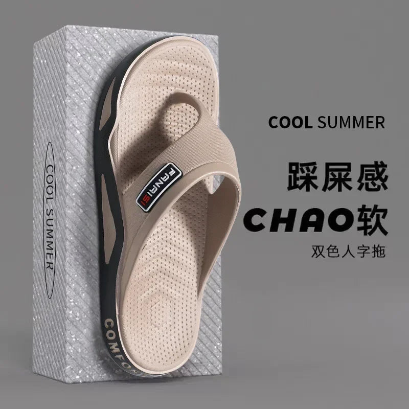 New 2026 Flip Flops For Man Flip-Flops Sports Beach Sandals Men Casual Fashion & Trend Comfortable Shoes House Home Outdoor