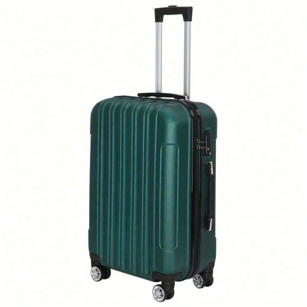 20" 24" 28" Luggage 3 Piece Set Suitcase Spinner Hardshell Lightweight TSA Lock