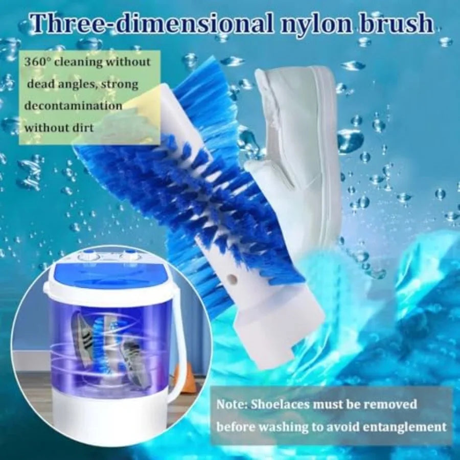 Semi-Automatic Portable Mini Washing Machine for Home Use with 2kg/4.4lb Washing Capacity Compact Design Saves Space Ideal for