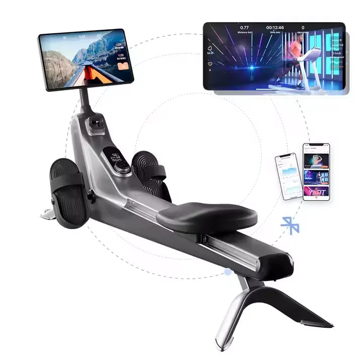 Commercial Home Air Rower Gym Equipment Gym Indoor Rowing Equipment Club Magnetic Rowing Machine 2025
