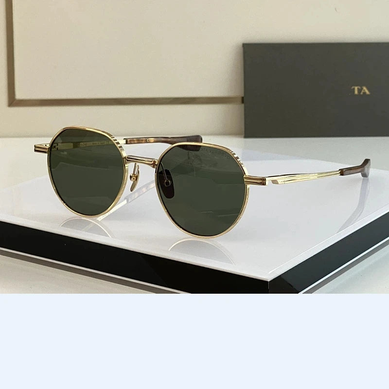 New For DIYTA DT DTS150 Casual Trendy Luxury Designer Womens Sunglasses Polarized Business Vintage Men's Sun Glasses With Box