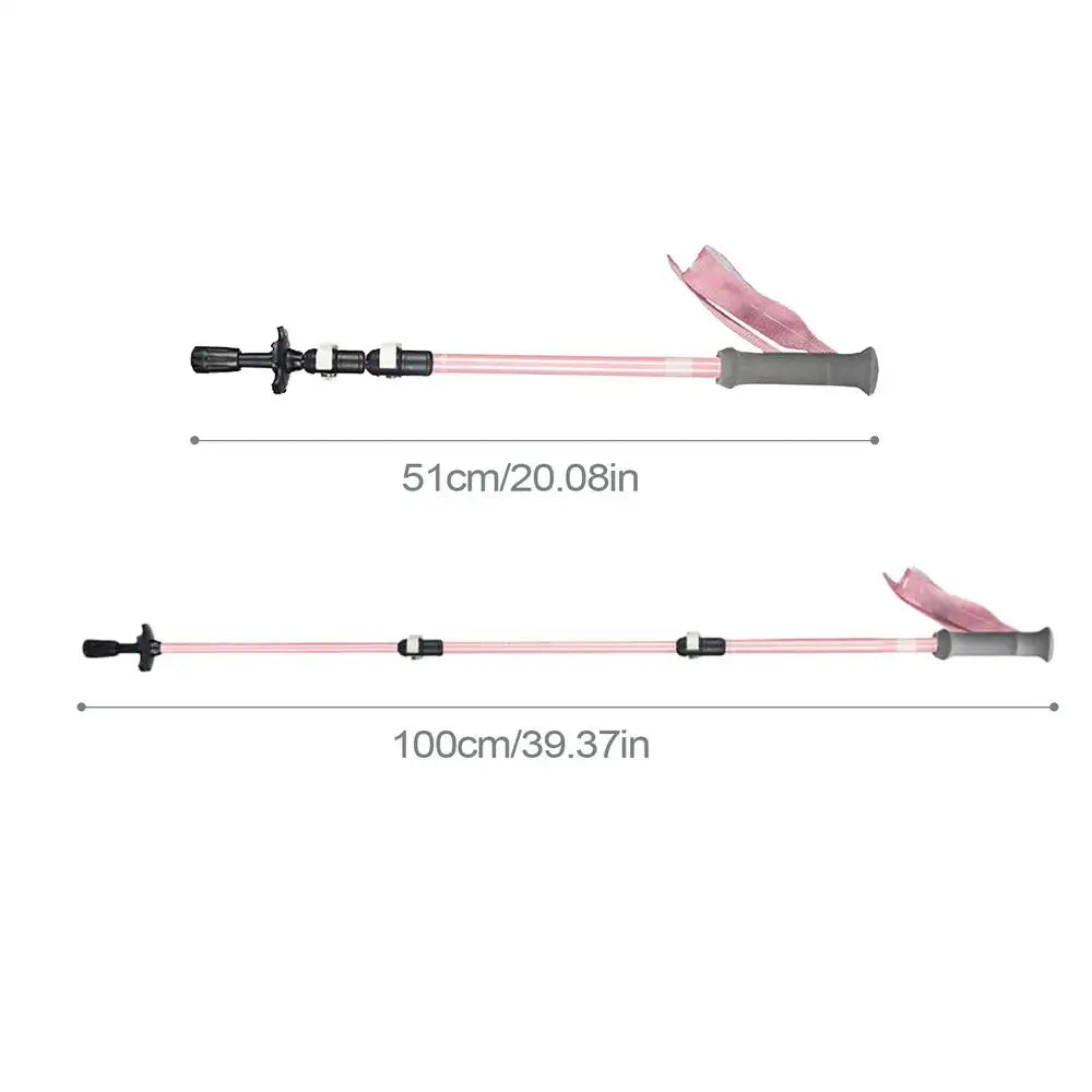 Trekking Poles For Kids Telescopic Walking Poles EVA Grips Adjustable Aluminum Alloy Hiking Sticks For Boys Girls Hiking Camping