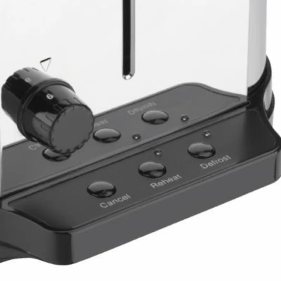 Light Duty 120V Extra Long Two-Slot 4 Slice Toaster for Home Breakfast Use Efficient Heating with Even Toasting Across Wide Slo