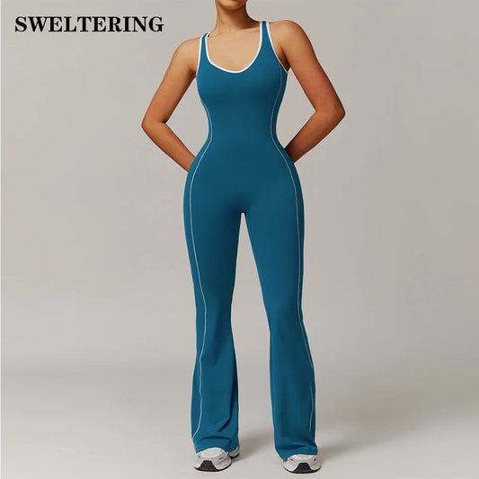 Yoga Jumpsuit for Women Set Fitness Sports Overalls Gym Clothing Set Yoga Wear Pilates Workout Clothes Outfit Push Up Activewear